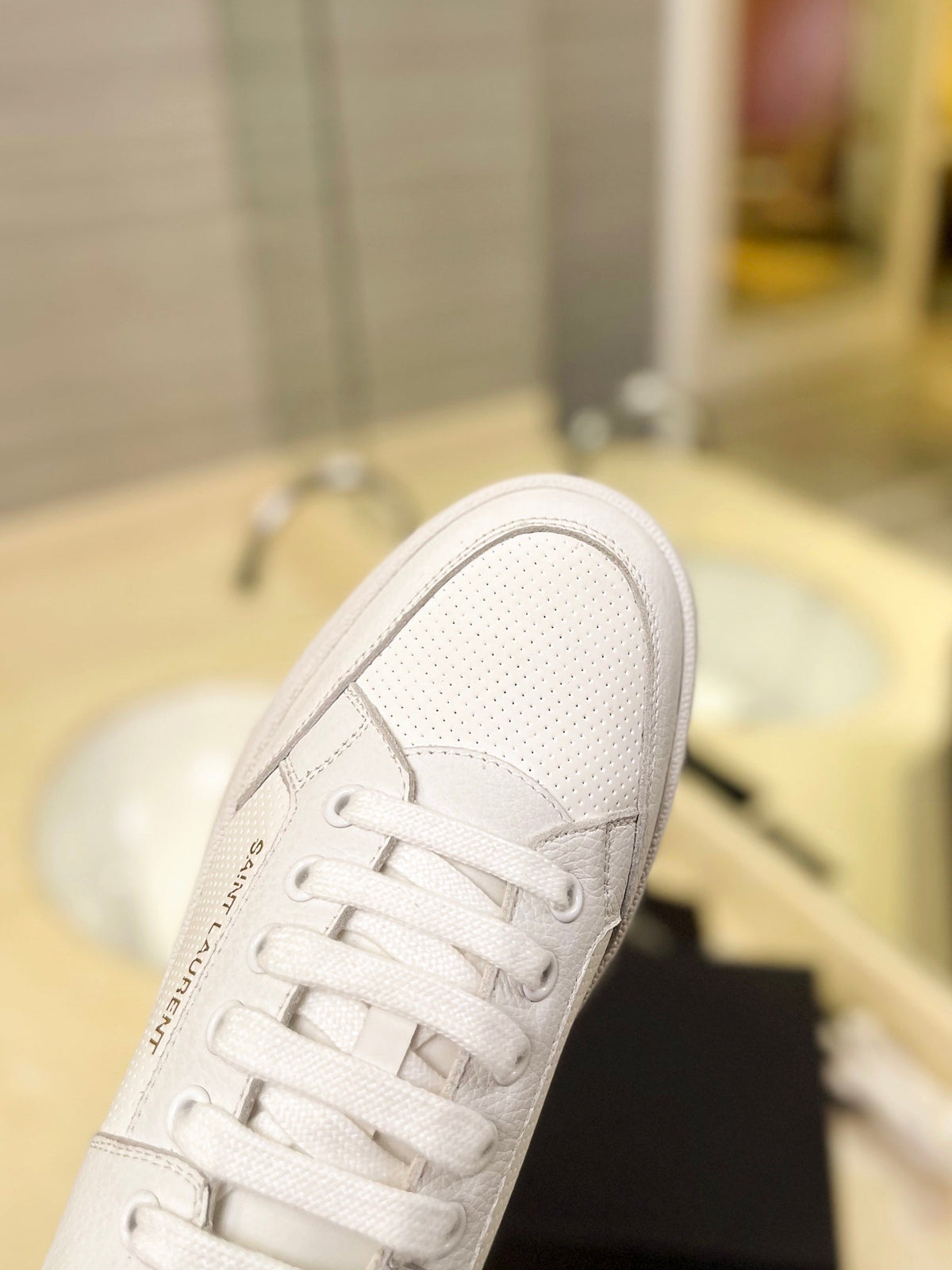 SL SL/61 SNEAKERS WHITE CALFSKIN